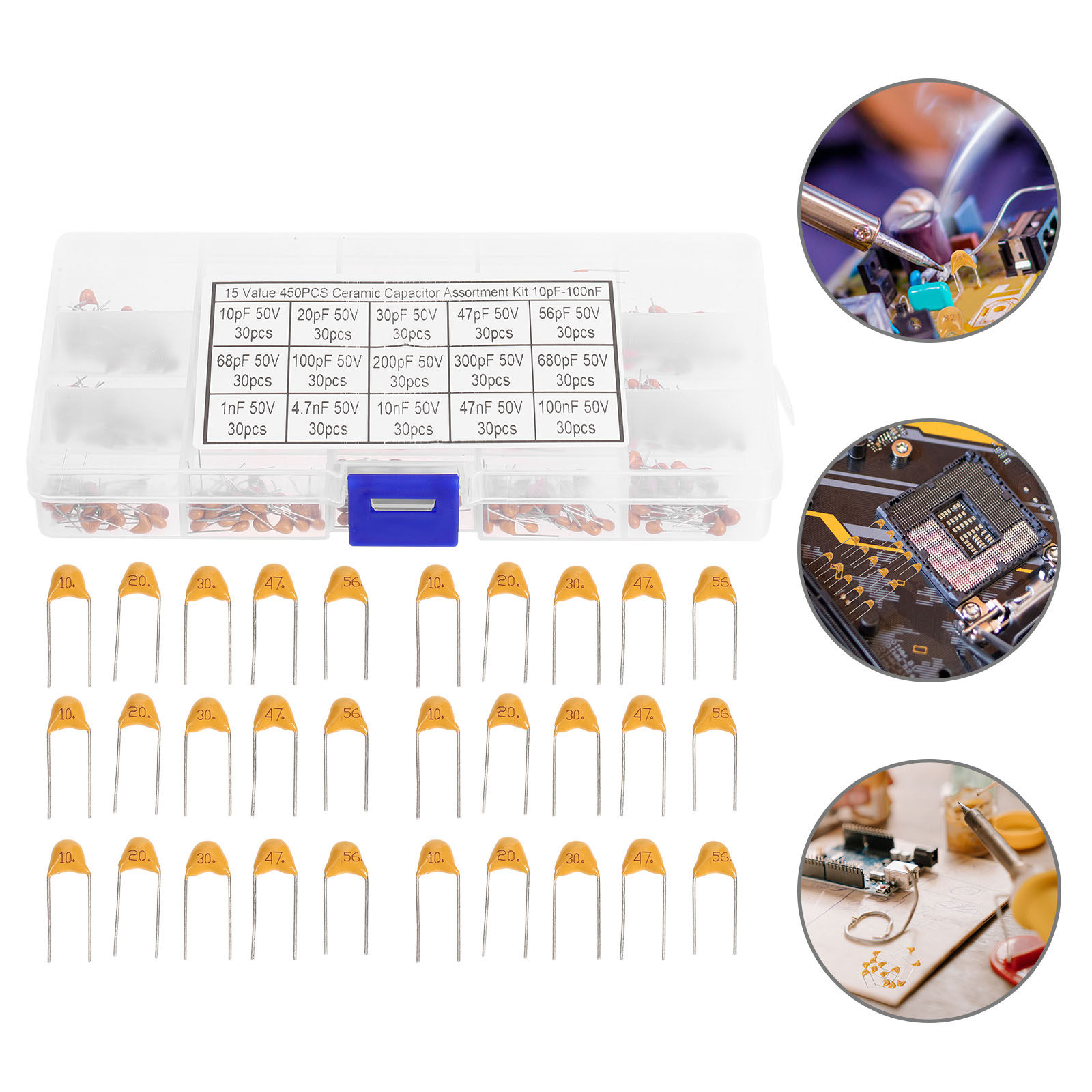 1Set Premium Ceramic Capacitor - Electronics Repair Hobby review and price